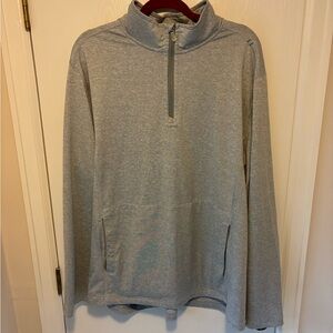 Tommy Bahama Heather Gray Quarter-Zip Pullover